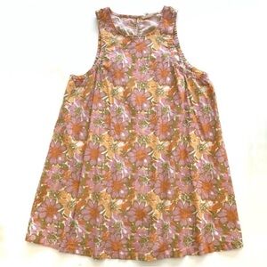 A.N.A Floral Summer Dress in Pink and Orange 100% Cotton